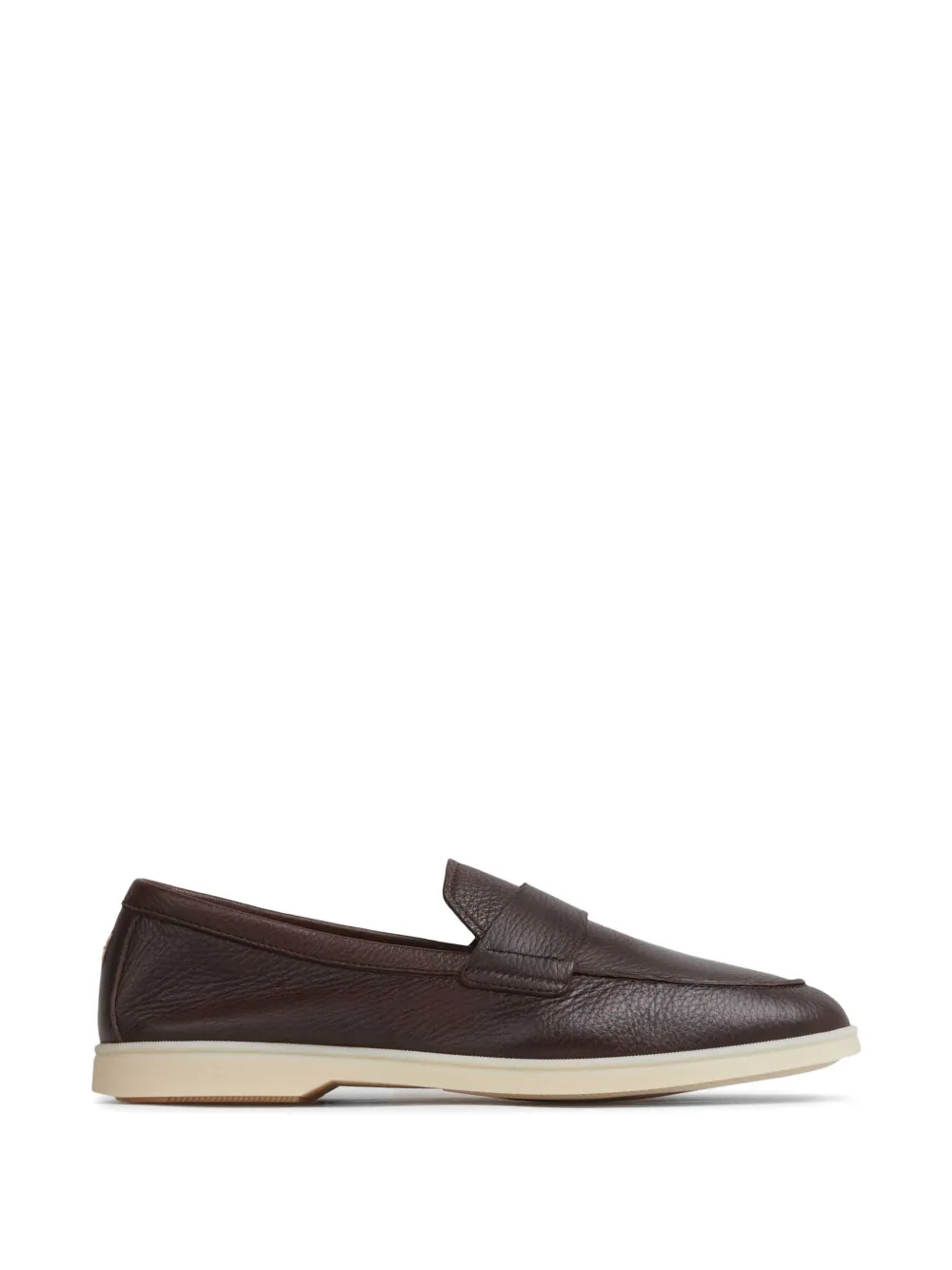 Henderson Baracco textured loafers - Marrone