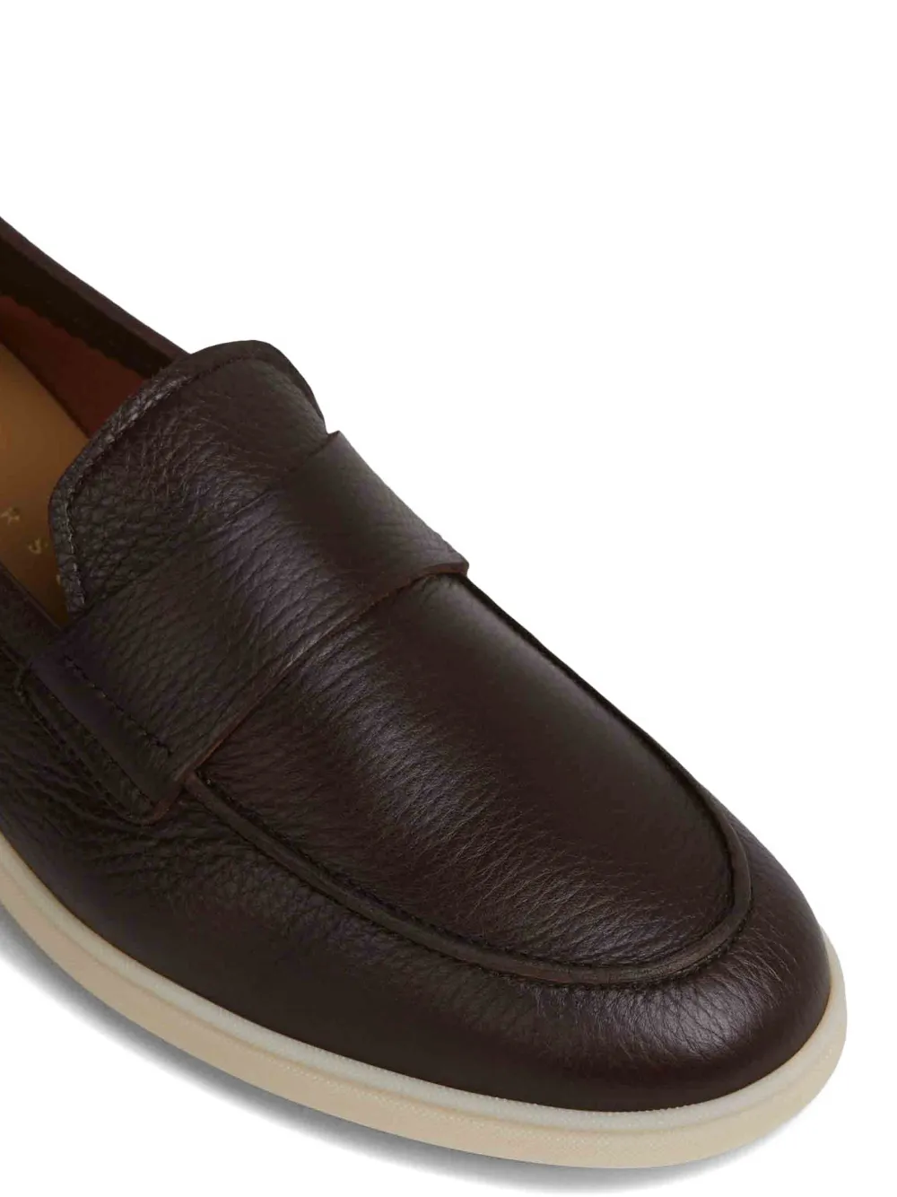 Henderson Baracco Getextureerde loafers Bruin