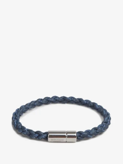 Tateossian pulsera con diseño trenzado