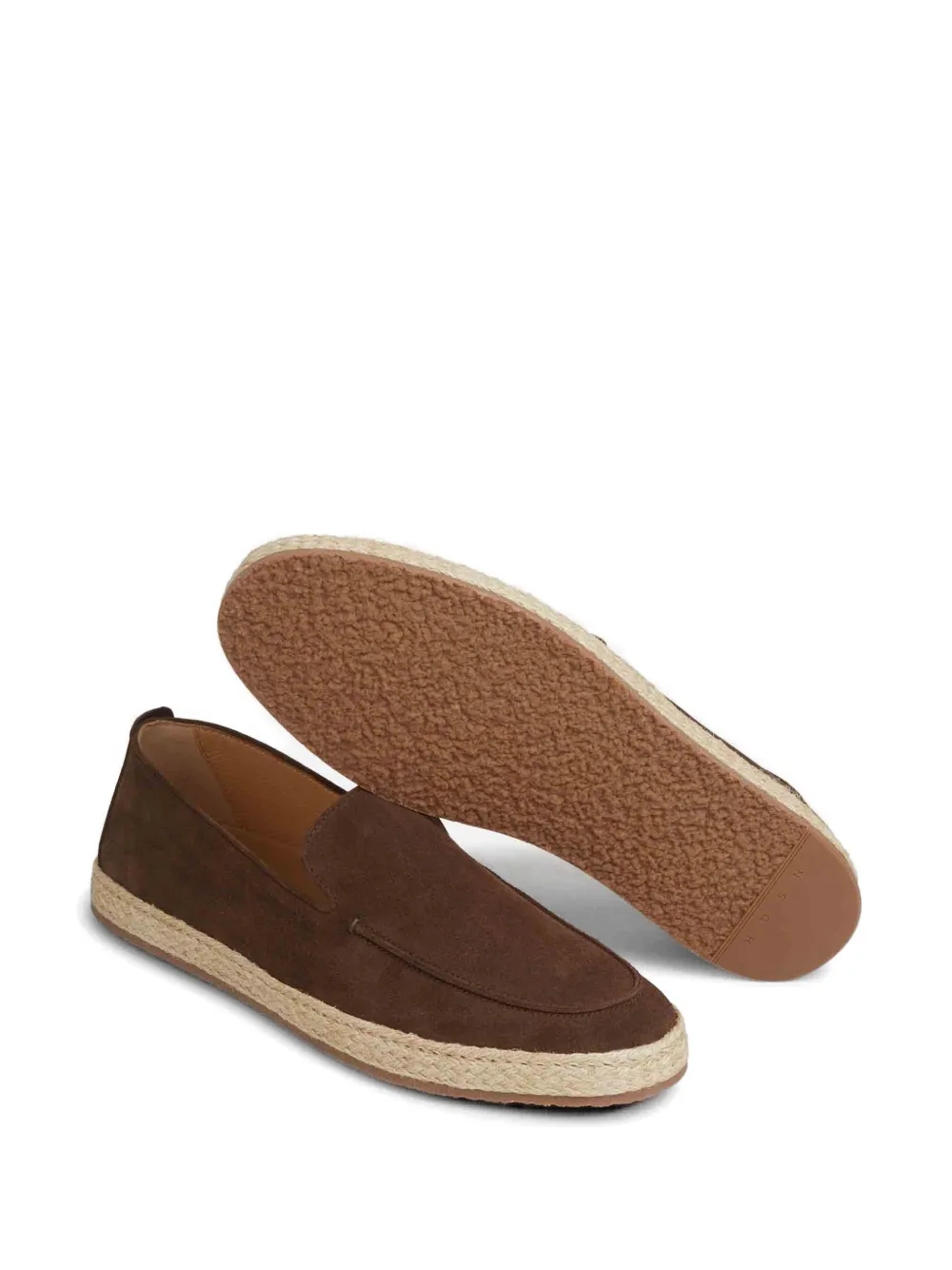 Henderson Baracco Suède loafers Bruin