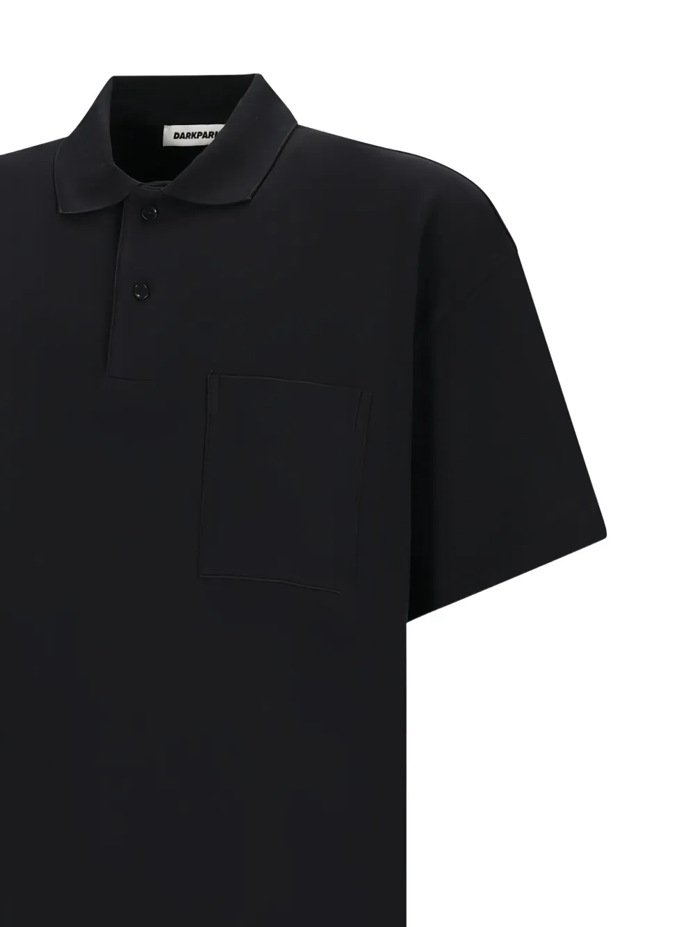 DARKPARK Cole poloshirt met zak en korte mouwen Zwart