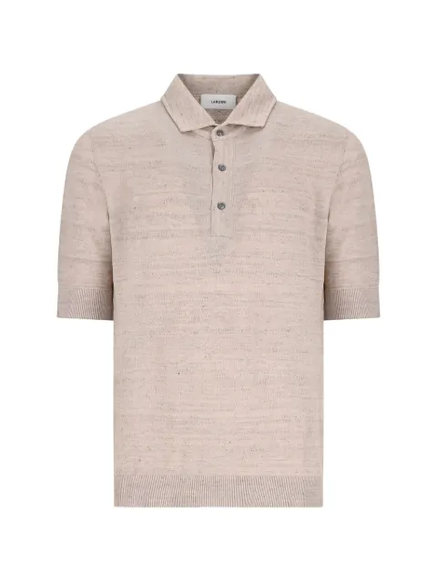 Lardini buttoned short-sleeve polo shirt