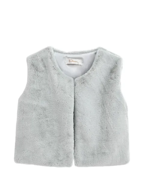 Tulleen plush faux-fur gilet