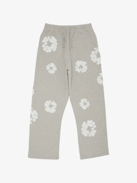 Denim Tears Wreath open-hem track pants