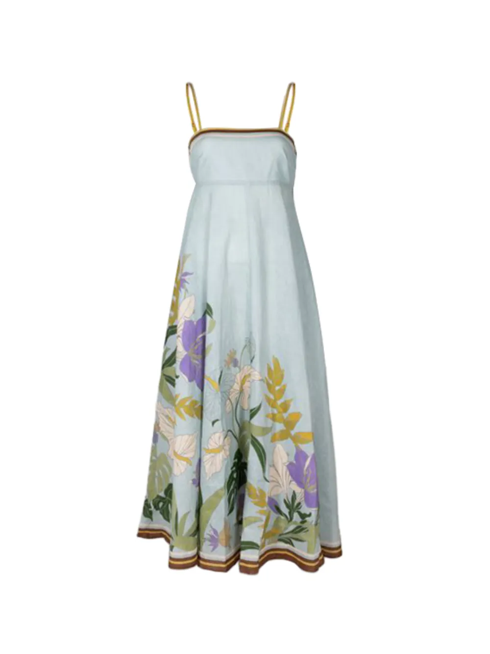 ALEMAIS Alfie floral-print midi dress - Blu