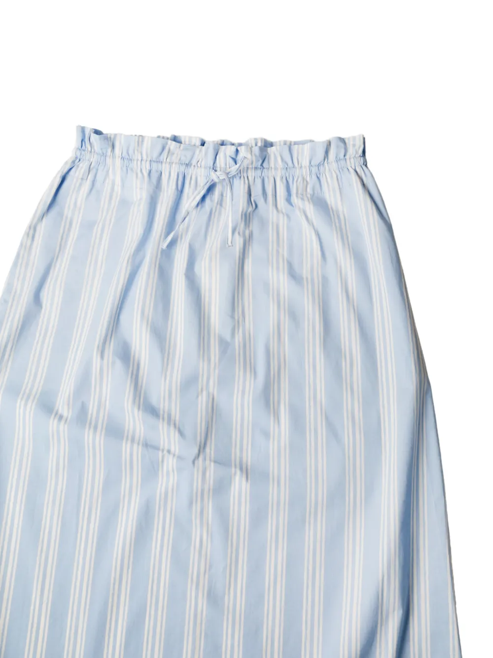  Staud Shore Striped-pattern Midi Skirt - Blue 