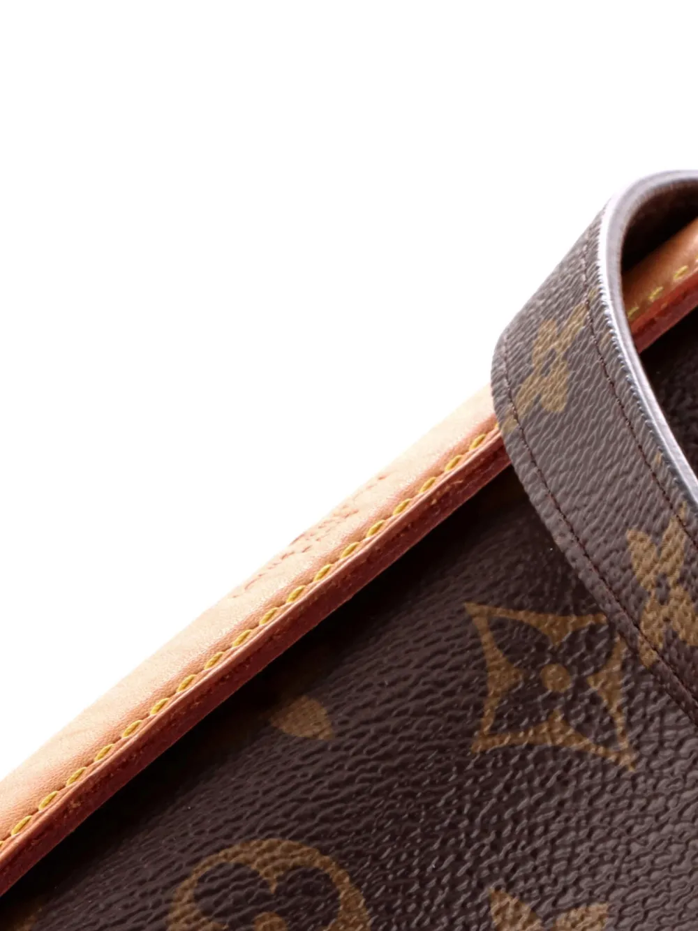 Pre-owned Louis Vuitton Pochette Metis Monogram Canvas Crossbody Bag In Brown