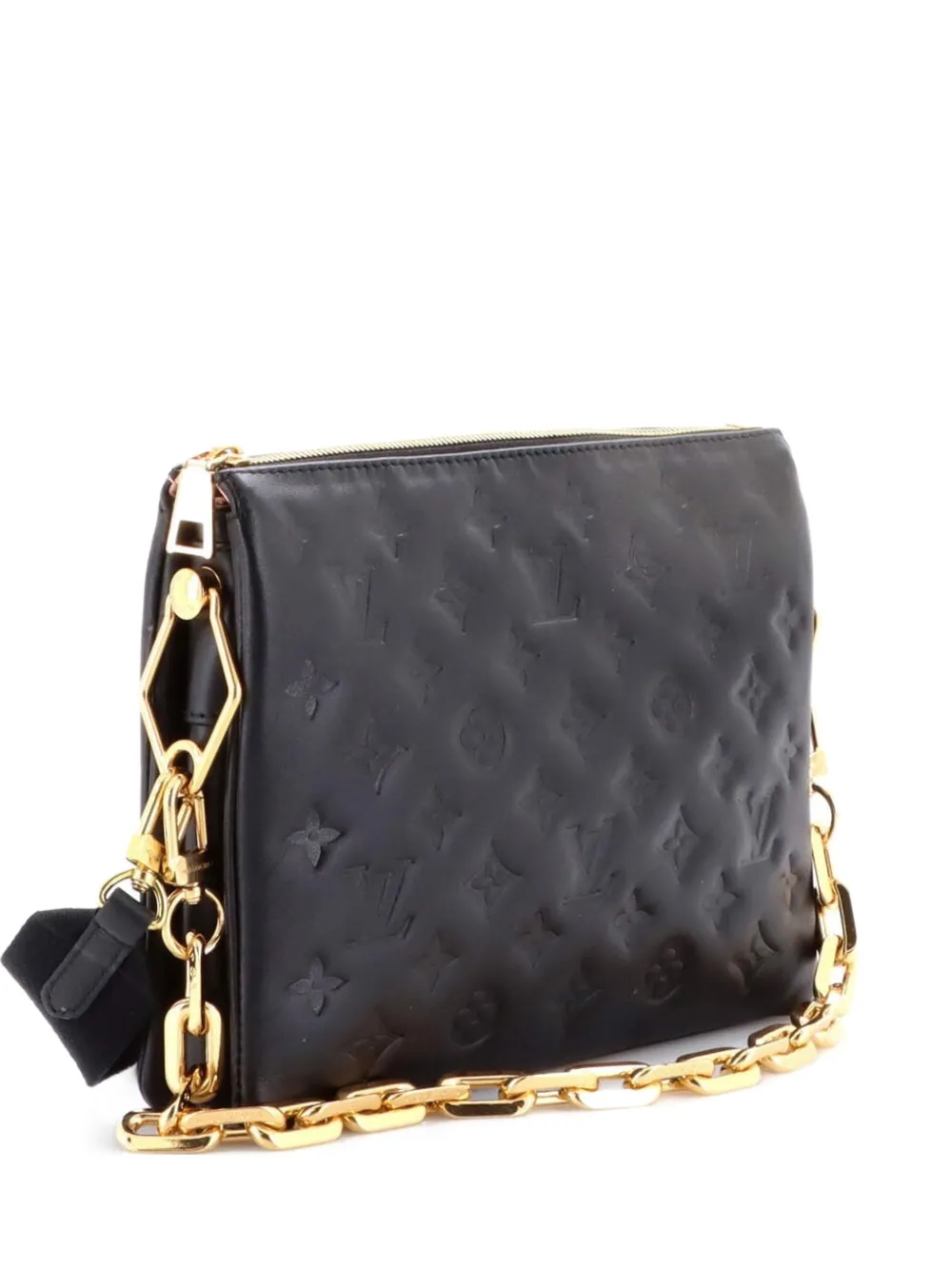 Louis Vuitton Pre-Owned Coussin Bag Monogram Embossed Lambskin PM crossbody bag - Nero