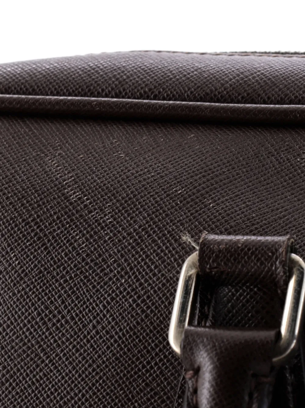 Convertible Zip Around Briefcase Saffiano Leather Medium Business Bag