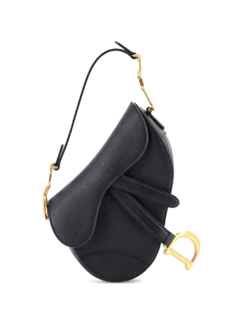 Christian Dior Pre-Owned Saddle Handbag Leather Mini shoulder bag