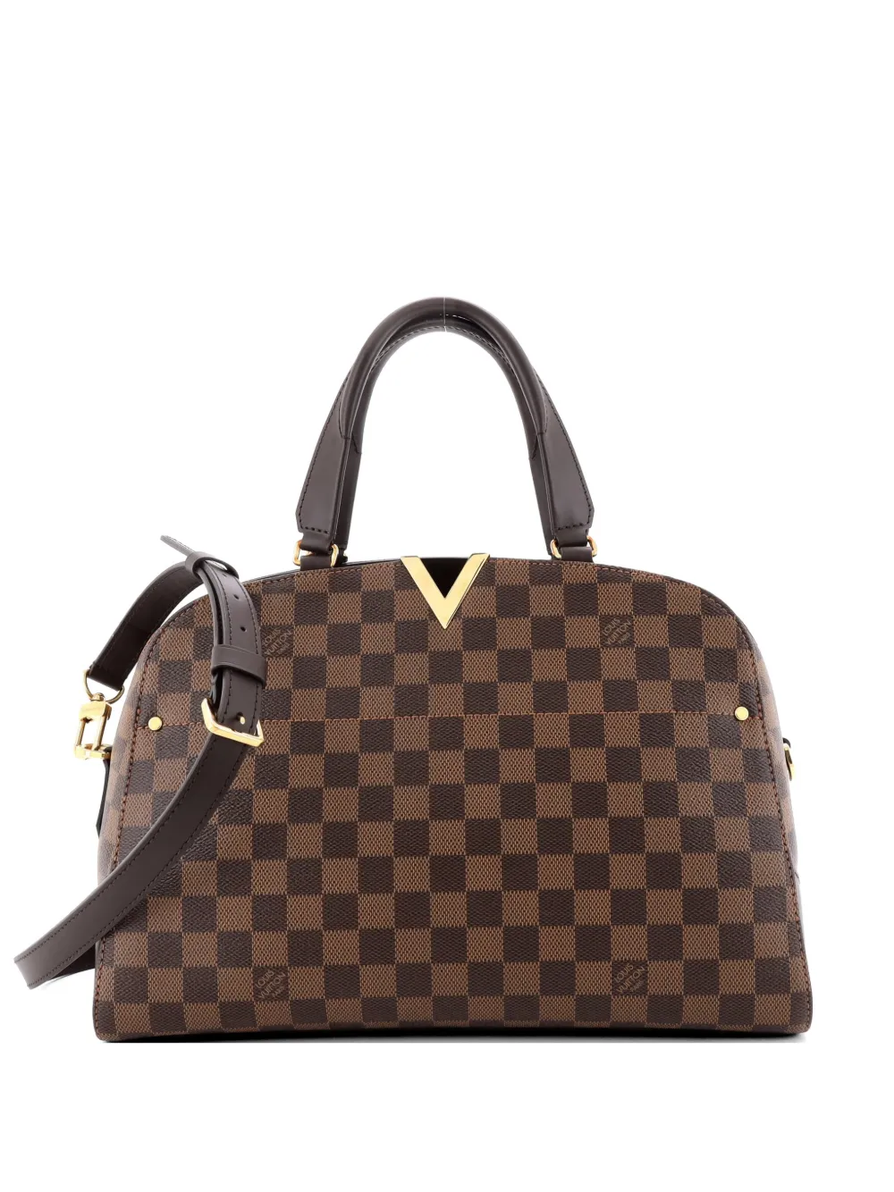 Louis Vuitton Pre-Owned Kensington Bowling Bag Damier handbag - Marrone