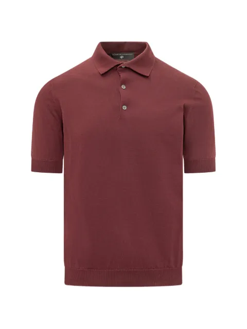 Filippo De Laurentiis short-sleeve crepe polo shirt