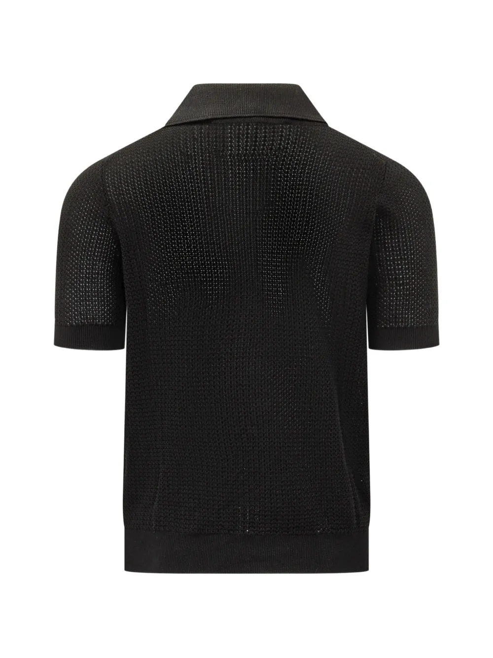 Filippo De Laurentiis Gebreid T-shirt met rijstkorrel Zwart