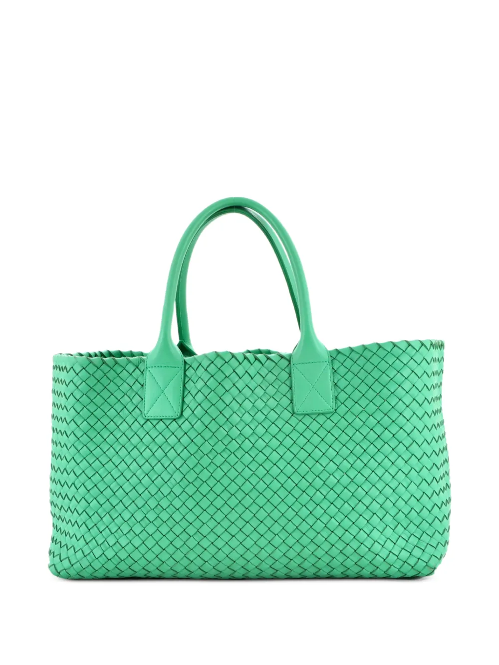 Bottega Veneta Pre-Owned Cabat Intrecciato Nappa Medium tote bag - Verde