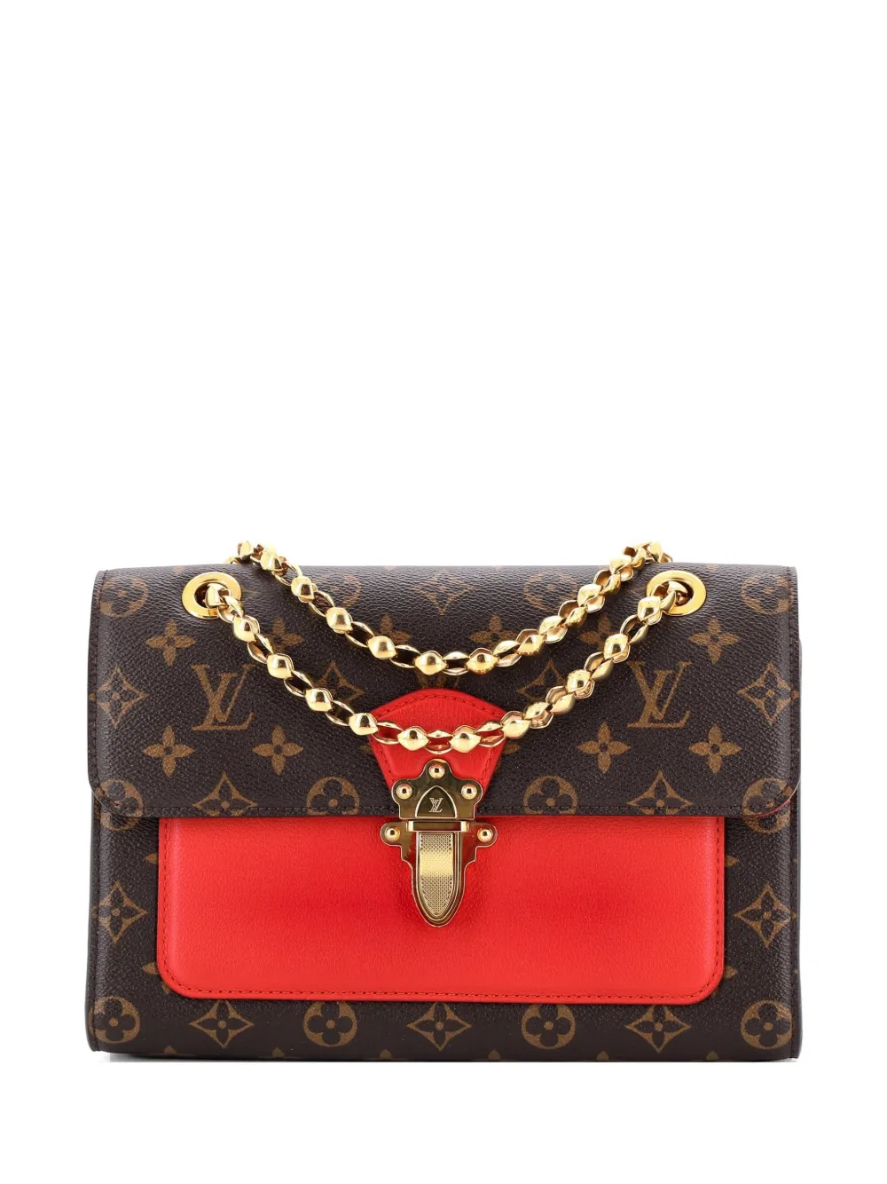 Louis Vuitton Pre-Owned Victoire Handbag Monogram Canvas and Leather shoulder bag - Marrone