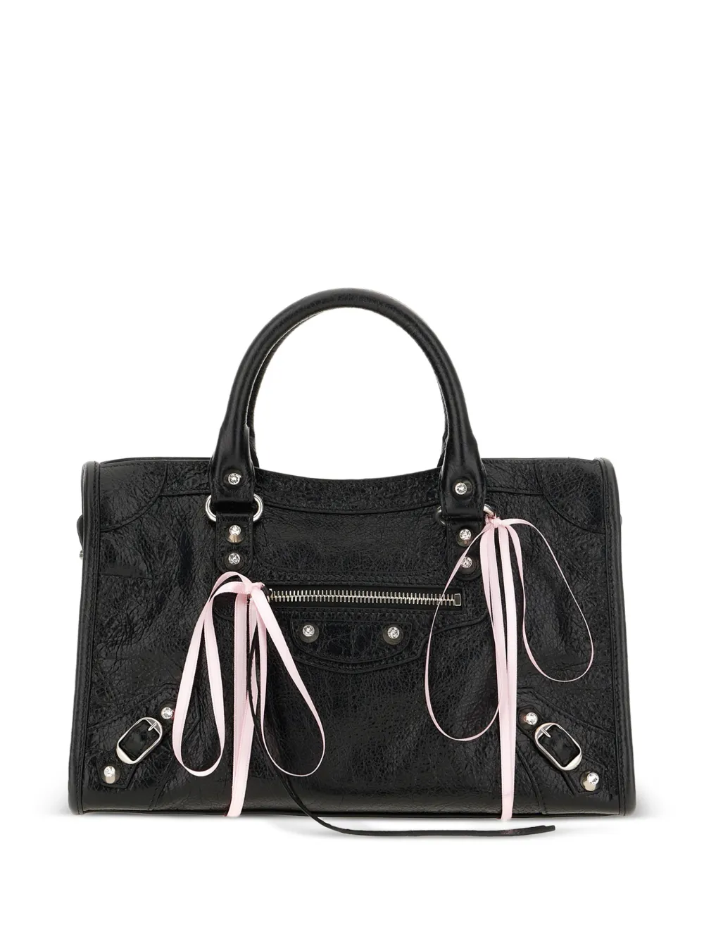 Balenciaga small Le City leather tote bag - Nero