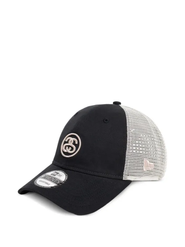 Stüssy 9Twenty SS Link Trucker Cap | Black | FARFETCH