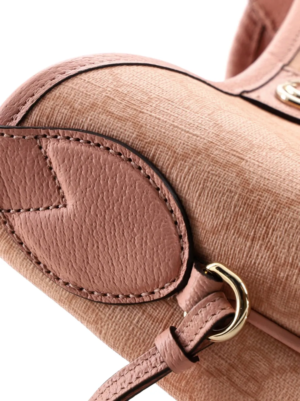 Ophidia Open Bucket Bag Gg Coated Canvas With Leather Small Shoulder Bag