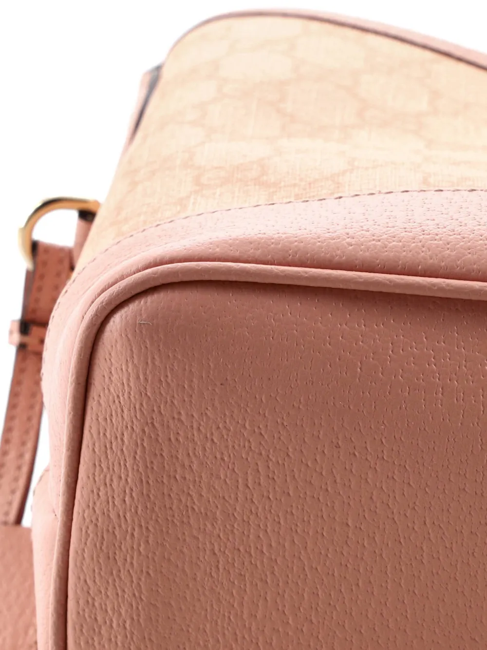 Ophidia Open Bucket Bag Gg Coated Canvas With Leather Small Shoulder Bag
