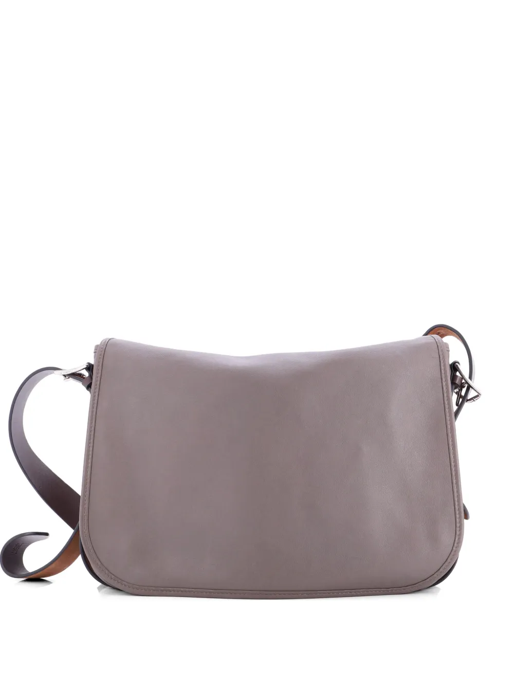 Hermès Pre-Owned Barda Messenger Bag Veau Sikkim 35 crossbody bag - Grigio