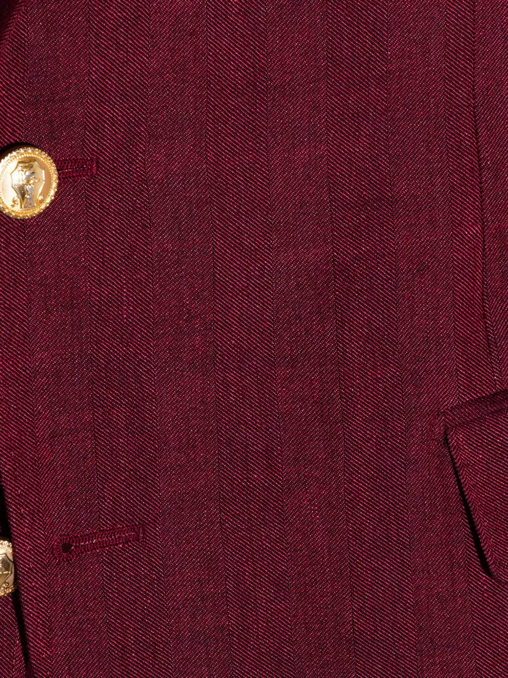Brunello Cucinelli Pak met enkele rij knopen Rood