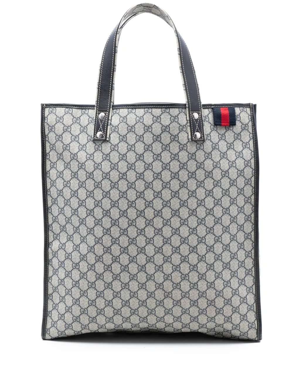 Gucci Pre-Owned 2016-2025 GG Supreme Web tote bag - Marrone