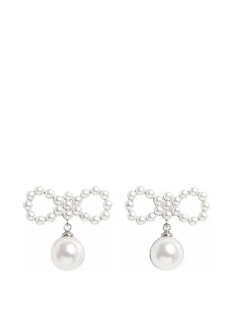 Self-Portrait aretes con moño y perla