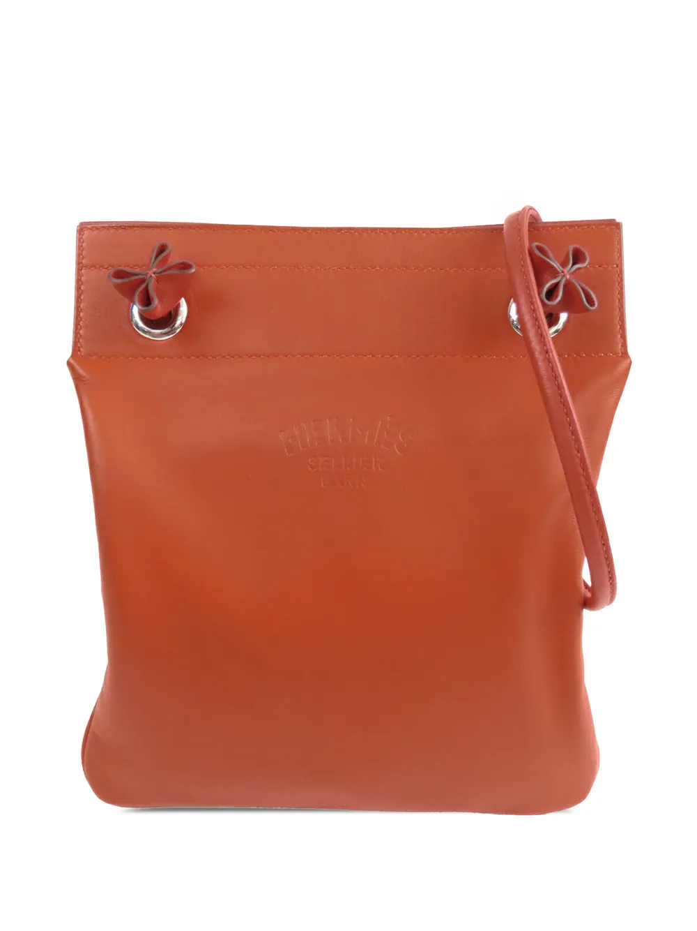Hermès Pre-Owned 2018 Mini Milo and Swift Aline Bag crossbody bag - Arancione
