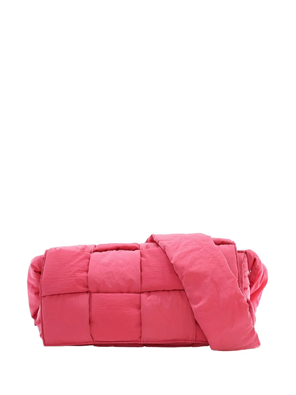 Bottega Veneta Pre-Owned 2012-2026 Nylon Intrecciato Padded Tech Cassette crossbody bag - Rosa
