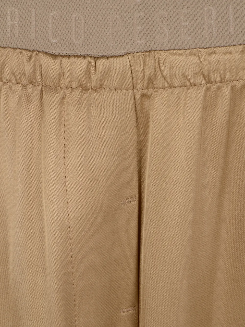Peserico Broek met elastische taille Beige