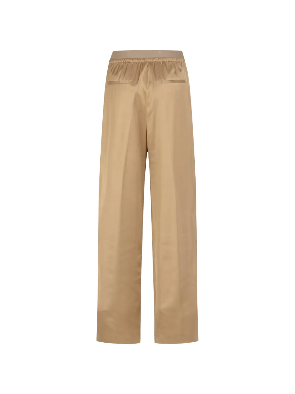 Peserico Broek met elastische taille Beige