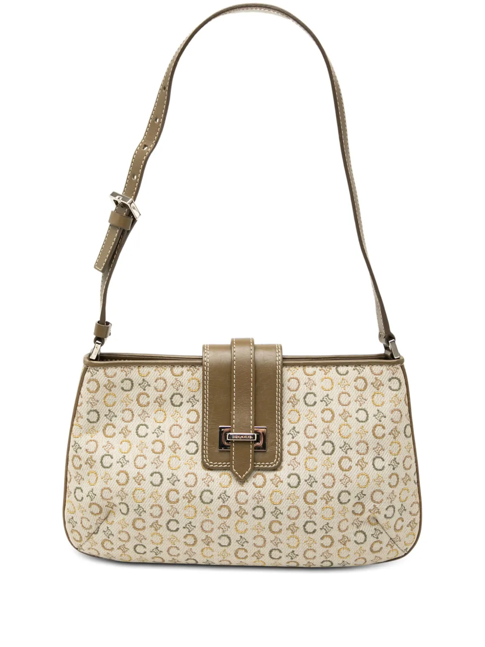 Celine Pre-Owned 2000 C Macadam Canvas shoulder bag - Marrone