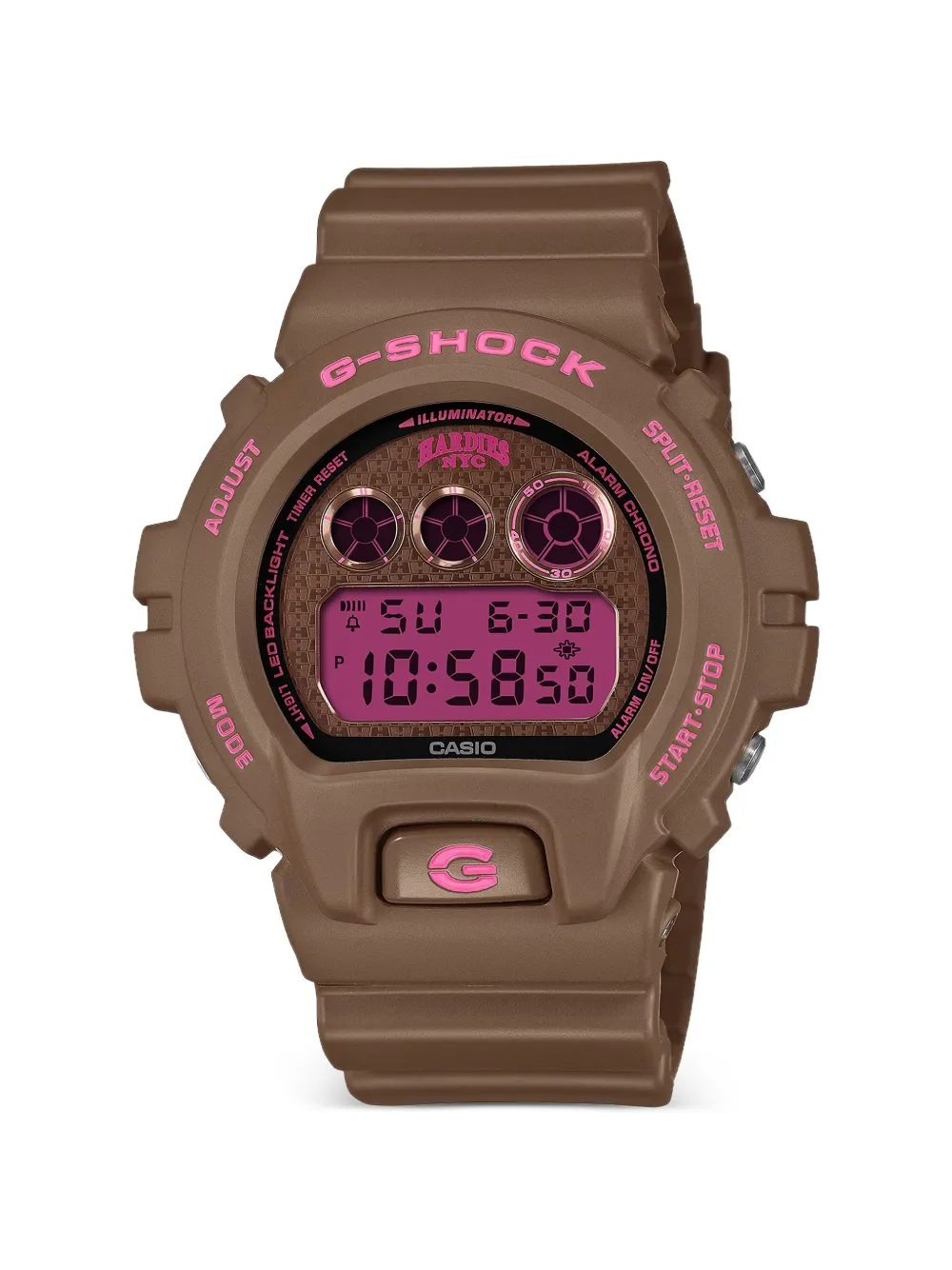 Casio x G-SHOCK x Hardies NYC series 6900 50mm watch - Rosa