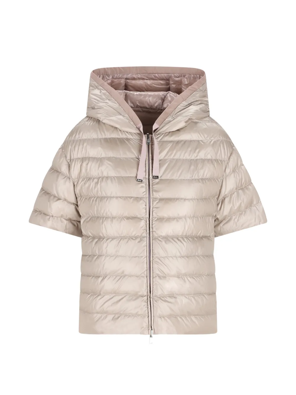 Herno Mantel met korte mouwen Roze