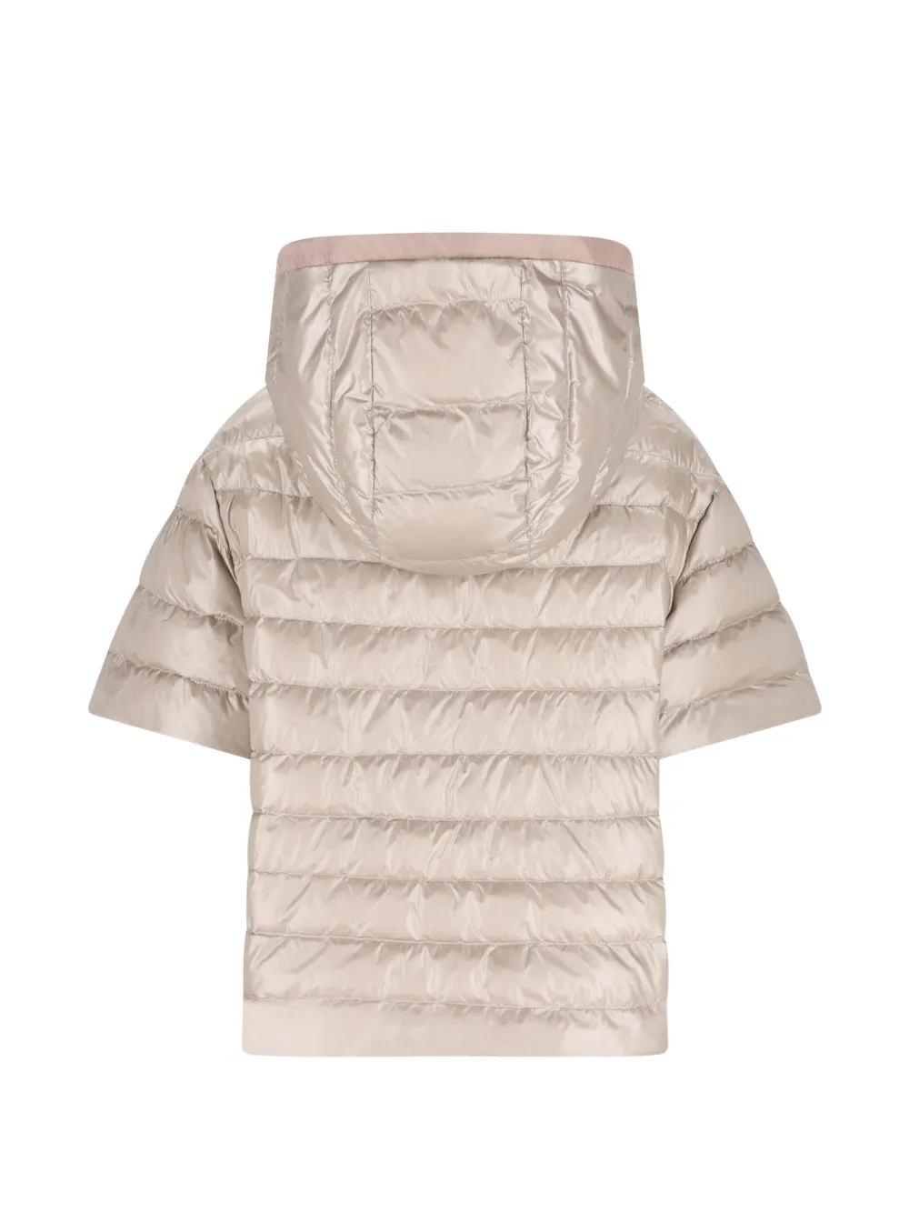 Herno Mantel met korte mouwen Roze