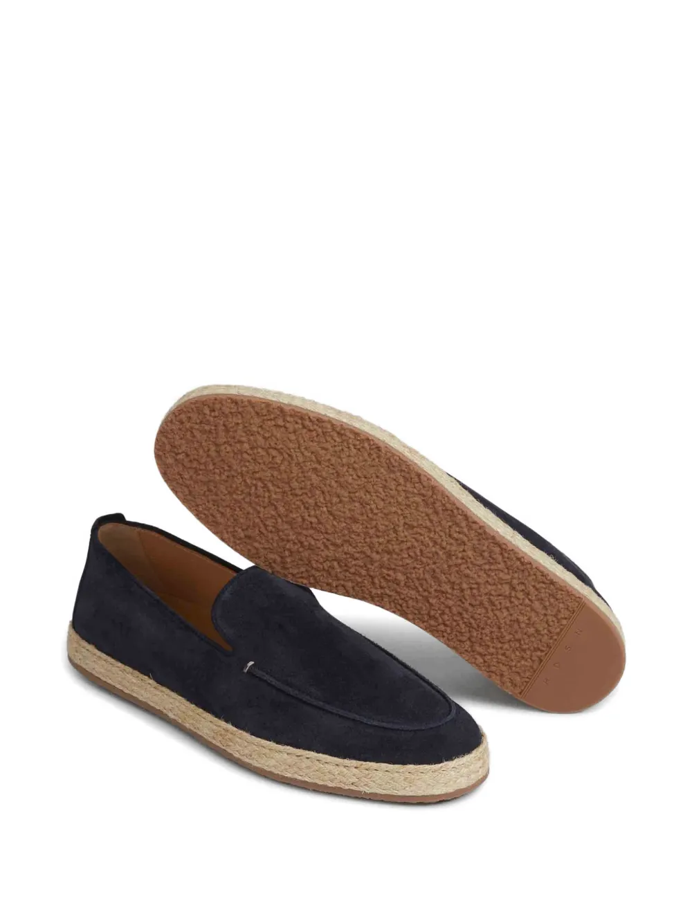 Henderson Baracco Suède espadrilles Blauw