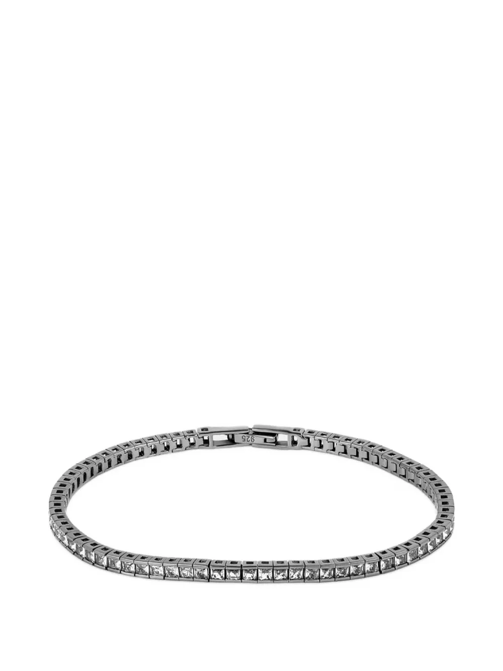 Tateossian square-stone bracelet - Argento