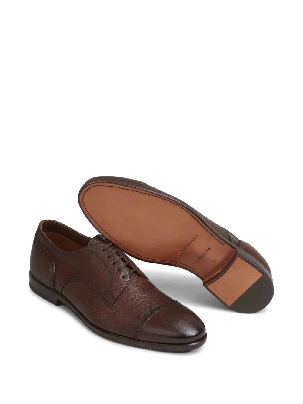 Henderson Baracco Suède Oxford schoenen Bruin