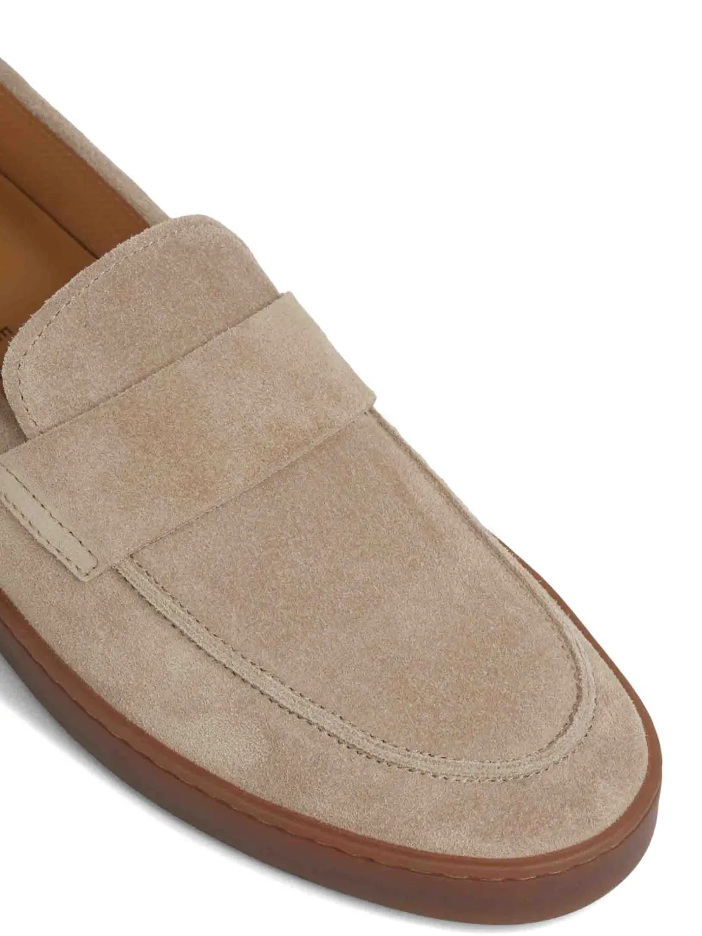 Henderson Baracco Suède loafers Beige