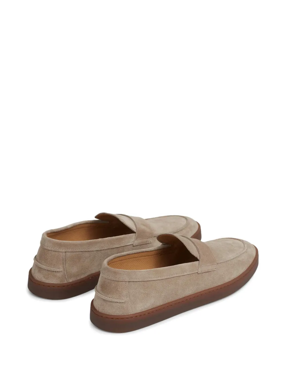 Henderson Baracco Suède loafers Beige