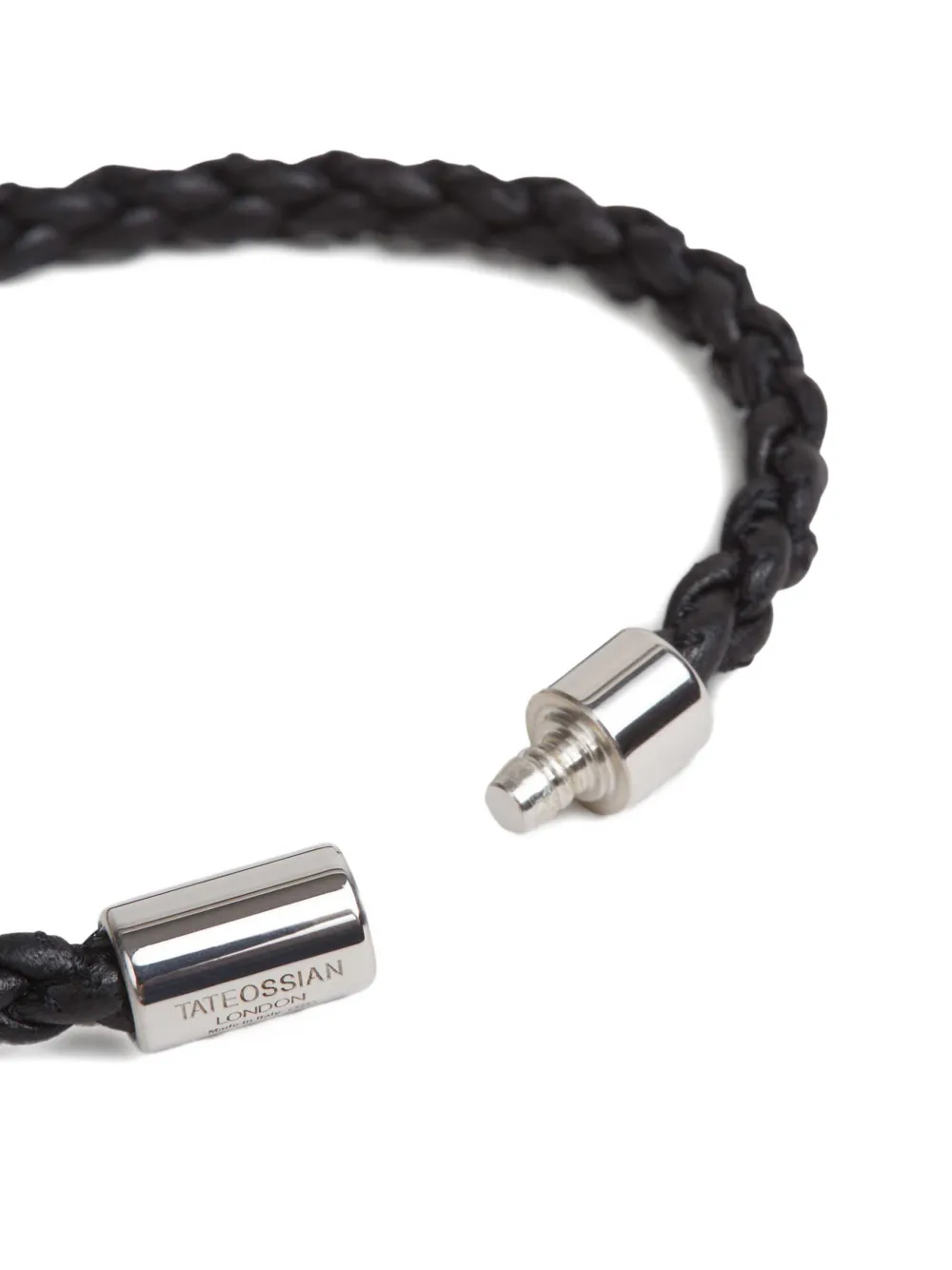  Tateossian Braided Bracelet - Silver 