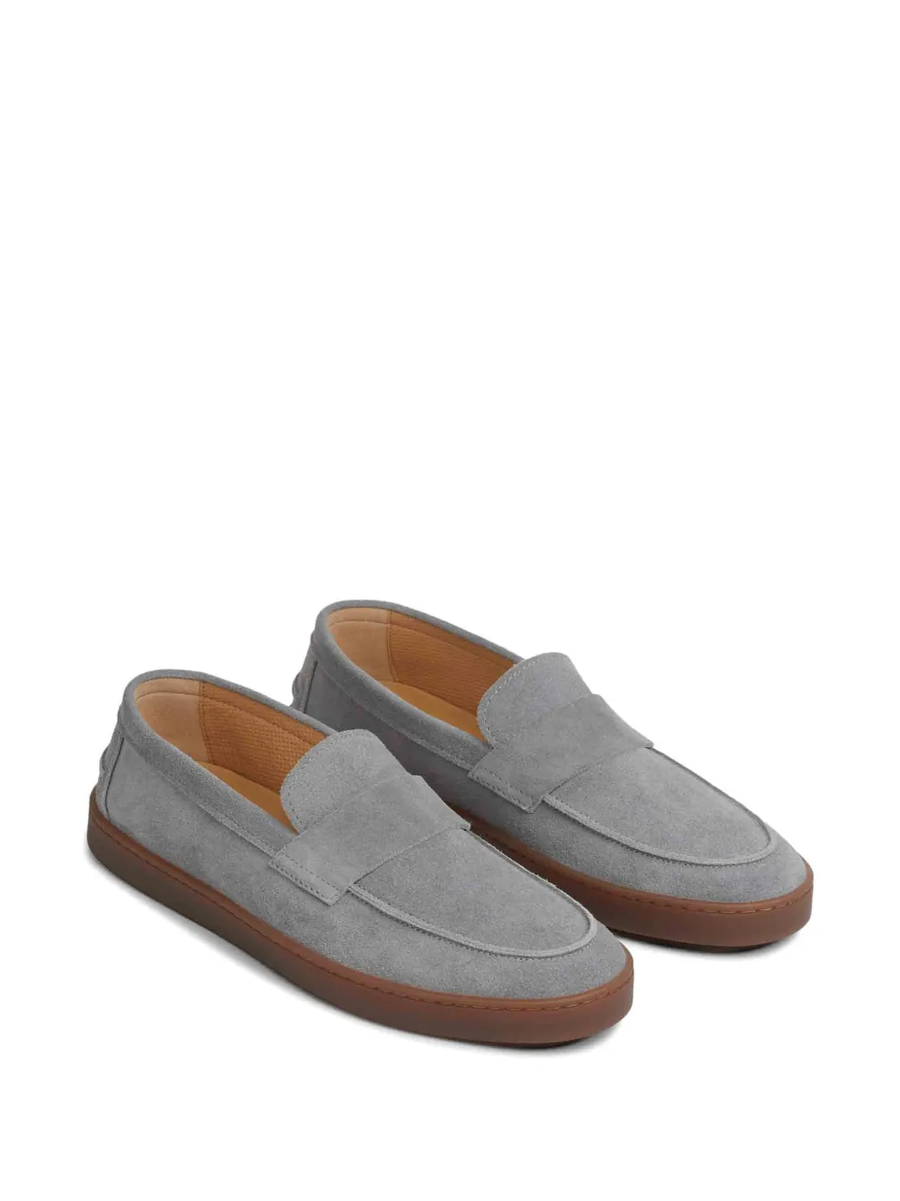 Henderson Baracco Suède loafers Grijs