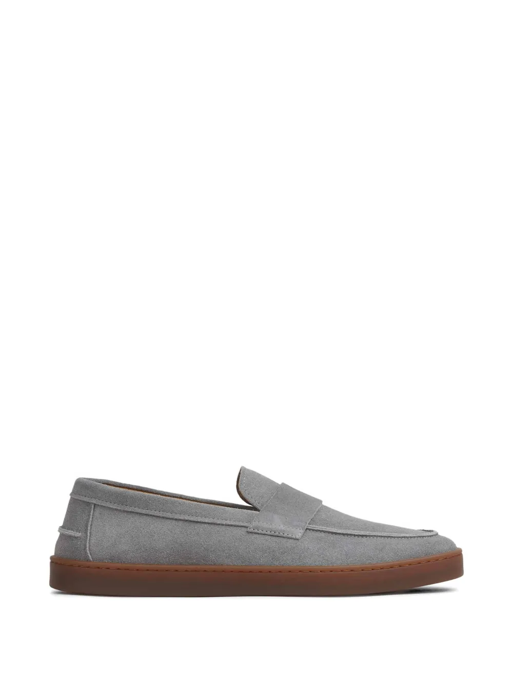 Henderson Baracco suede loafers - Grigio