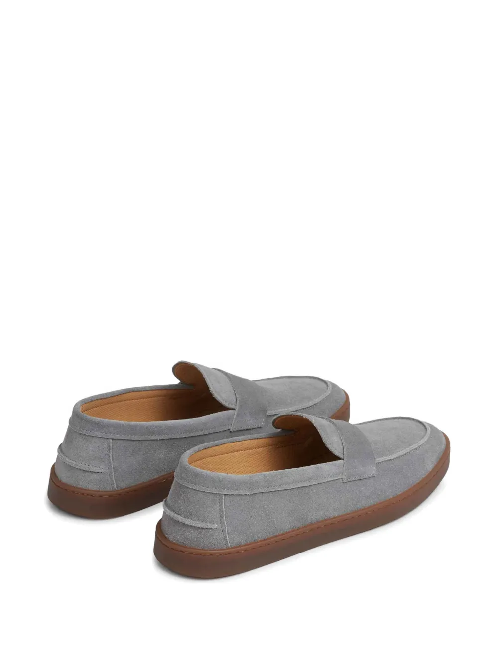 Henderson Baracco Suède loafers Grijs