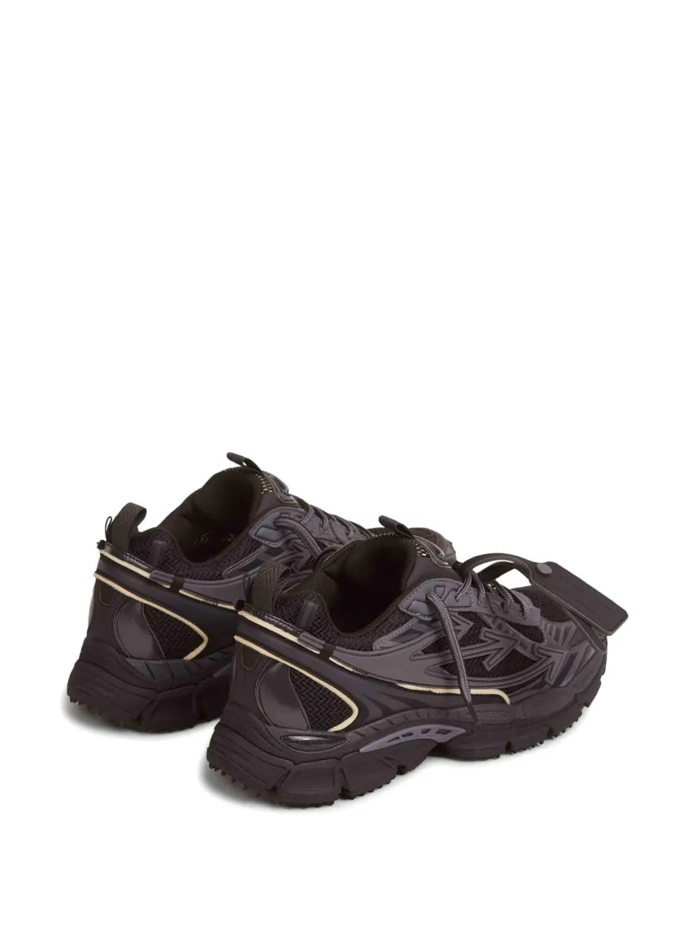 Off-White Be Right Back lace-up sneakers Zwart