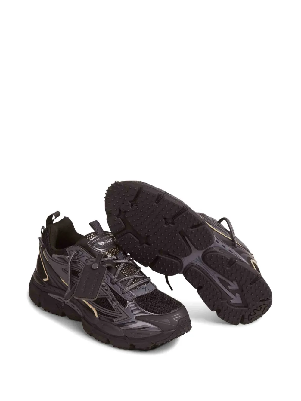 Off-White Be Right Back lace-up sneakers Zwart