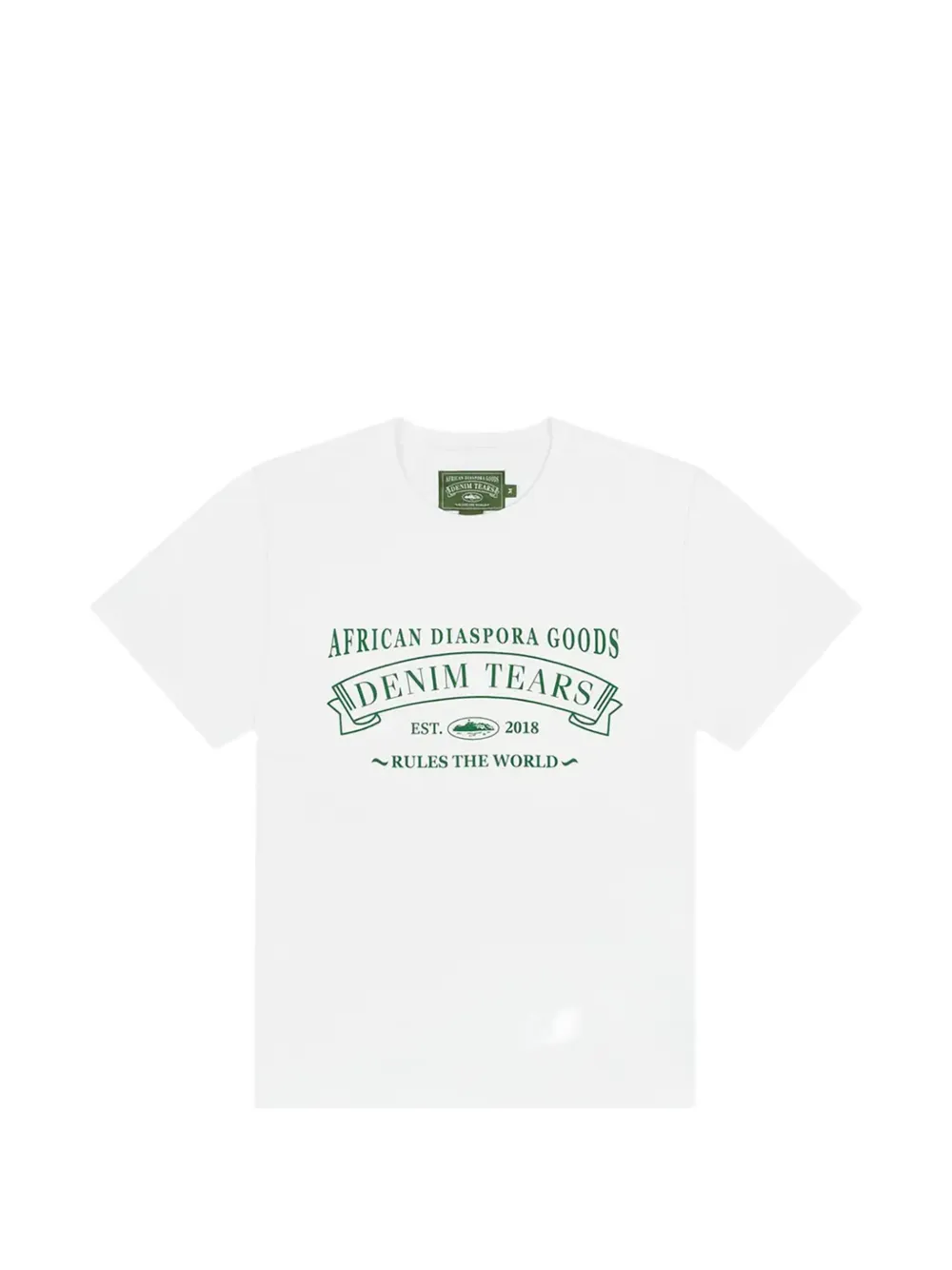 Denim Tears x Corteiz ADG graphic T-shirt - Bianco