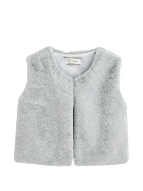 Tulleen plush faux-fur gilet