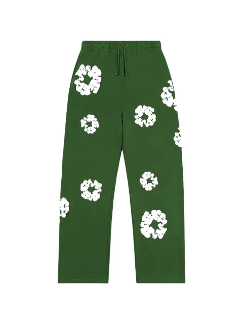 Denim Tears wreath open hem sweatpants