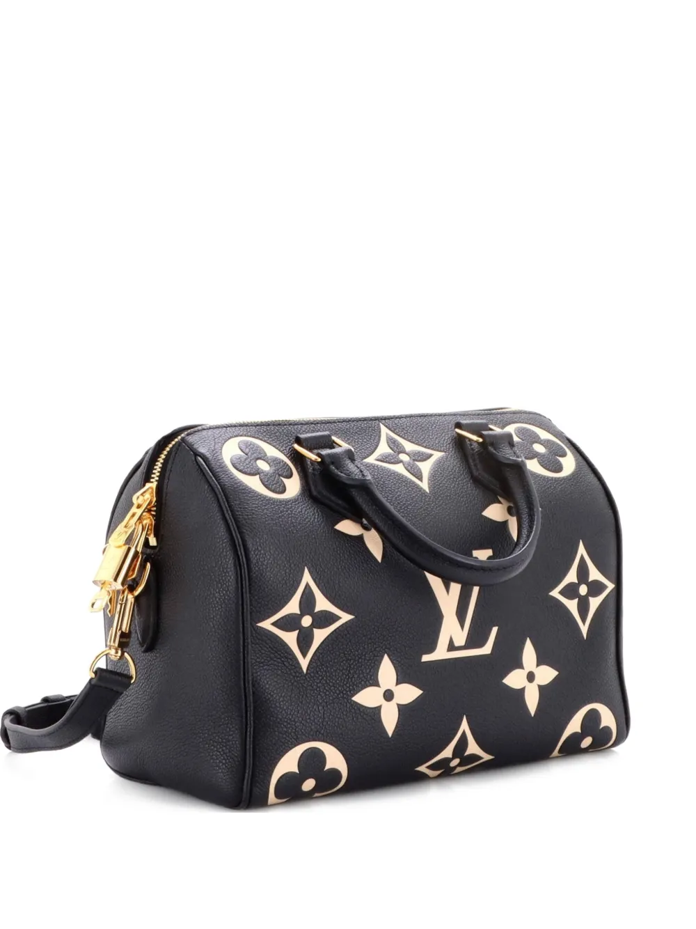 Louis Vuitton Pre-Owned Speedy Bandouliere Bag Bicolor Monogram Empreinte Giant 25 handbag - Schwarz